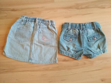 Riflova suknička + šortky č 104 (cena spolu), 104–116