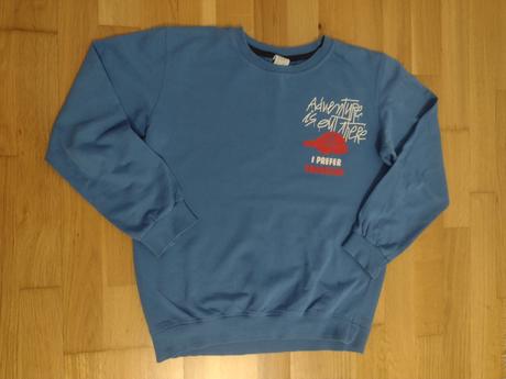 Modré tričko / mikina, 152