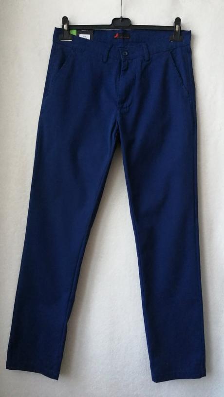 Nové pánske slim fit nohavice, m