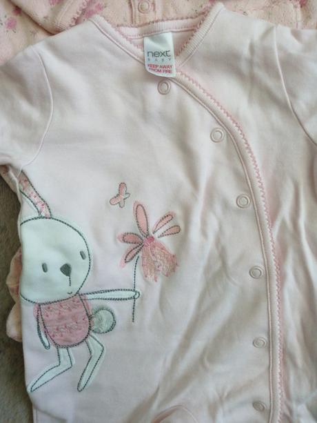 Balíček pre dievčatko next - body, dupačky, 50–62