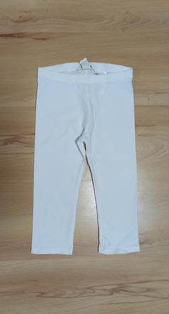 Biele trojštvrťové legíny, h&m,122
