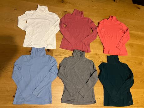 Dievcenske bavlnene elasticke rolaky 6 kusov, terranova,140