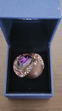 Extravagantný prsteň swarovski (veľ. 55), swarovski