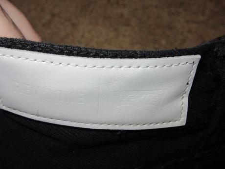 Levis - čierne riflové šortky, levis,m