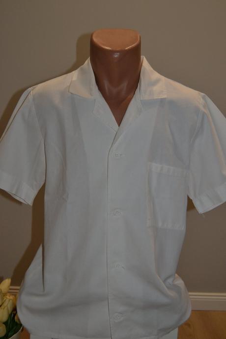 Pánske biele košele 3 ks, 39 / 44 / xl