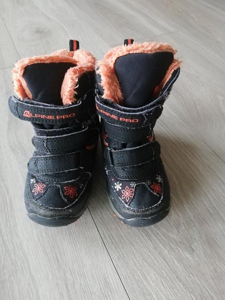 Zimné teplé snehule, veľkosť 23, alpine pro,23