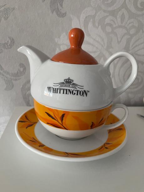 Sada/set čajník, šálka, podšálka - rôzne farby, 