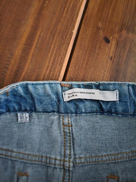 Zara riflová sukňa m, zara,m