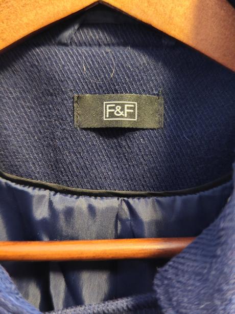 F&f krásny elegantný nadčasový kabáčik, f&f,m