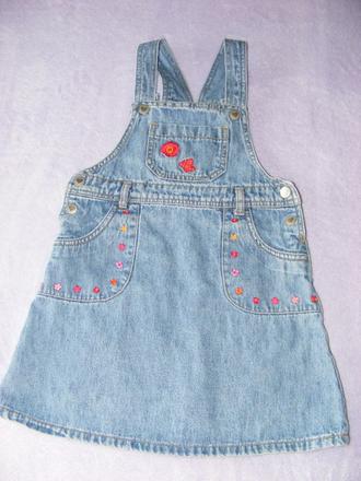 Rifľová sukňa zn. chiboogi by h&m, h&m,104