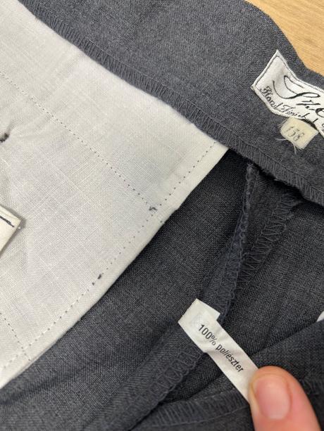 Sivé elegantné nohavice, 158
