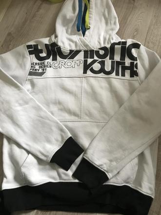 Mikina biela cropp /xl, xl