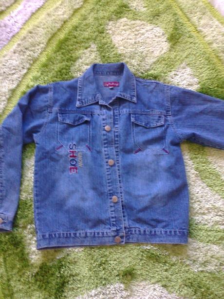 Chlapčenská riflová bunda, 158