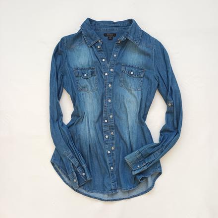 Riflová košeľa s, amisu,s