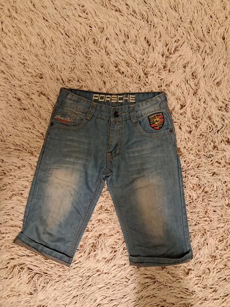 Krátke riflové nohavice porsche, 146