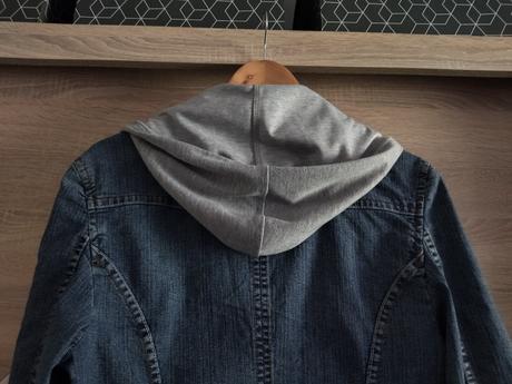 Riflová modrá bundička, 38