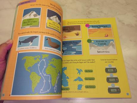 Usborne measuring things activity book,