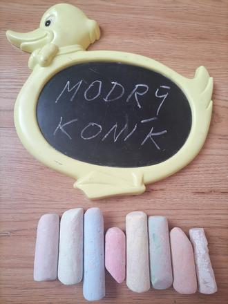 Retro tabuľka kačička +kriedy,