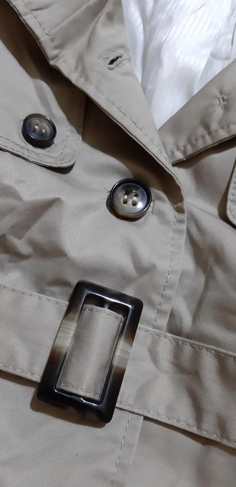 Prechodný krémový kabát h&m, h&m,s