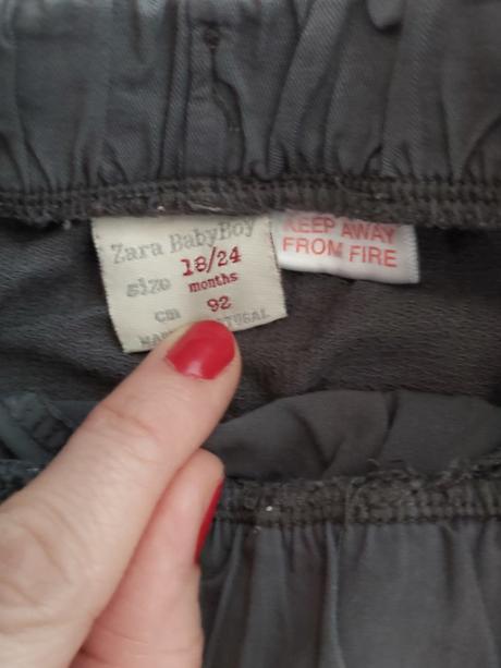 Detske nohavice, h&m,92