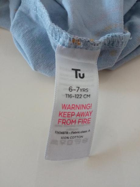 Dievčenské pyžamo vrch dúha tu (6-7r.), tu,116