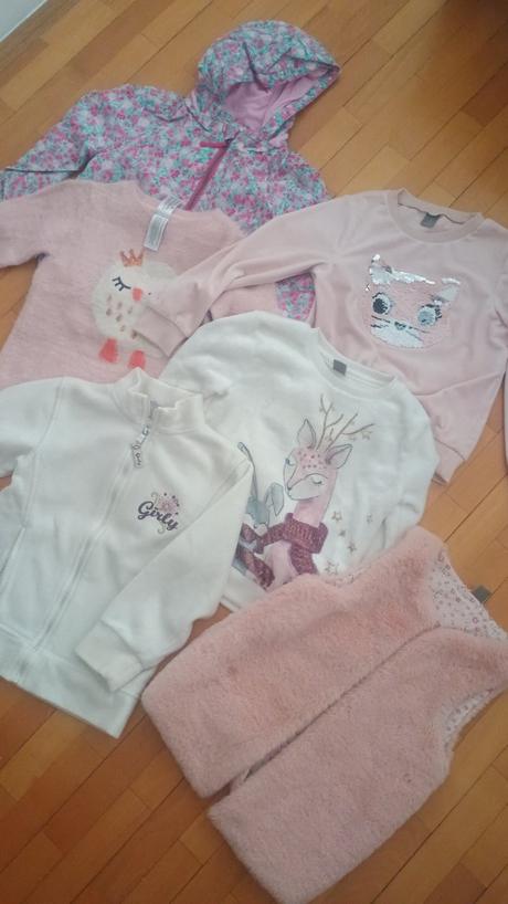 Dievčenský mix mikiny, 122–134