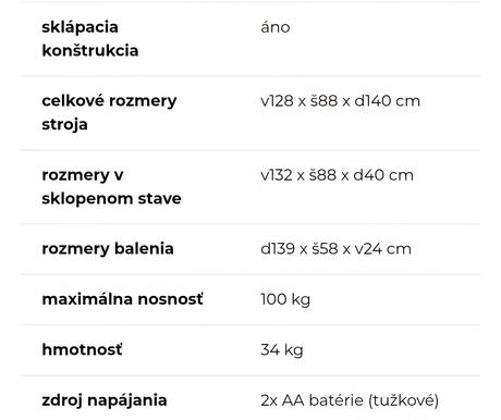 Bežecký pás-magnetický insportline, 