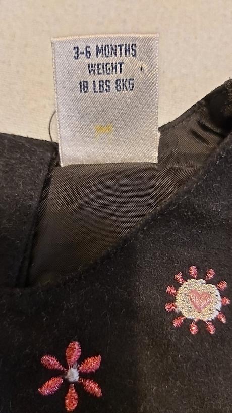 Šaty s výšivkou next 68, next,68