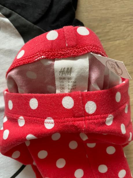 Súprava minnie tričko a legínky, h&m,80