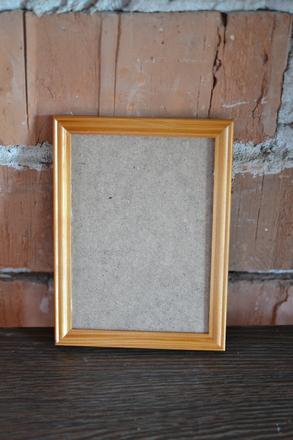 Drevený rámček na fotky, 