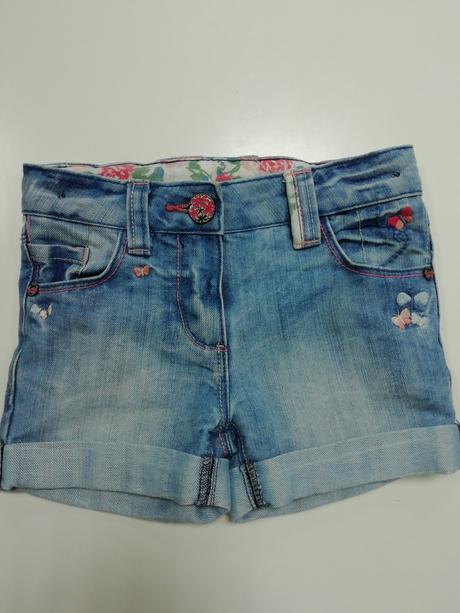 Rifľové vyšívané kraťasy, next,98