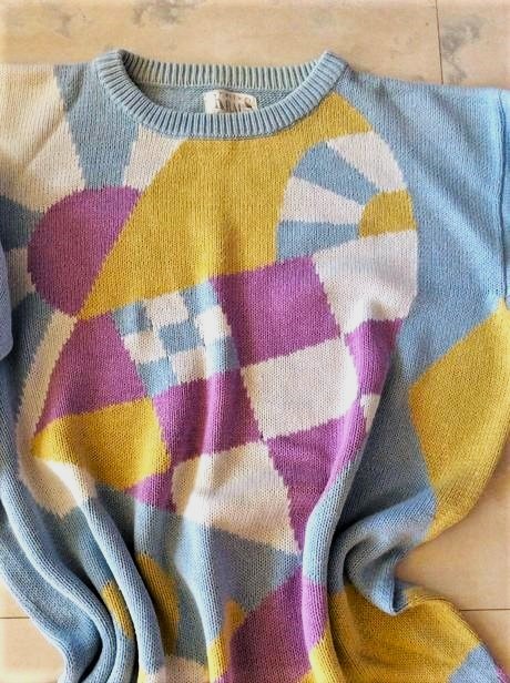 Bavlnený dlhší pulóver, xl