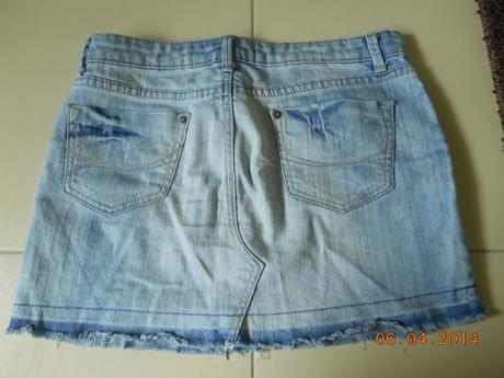 Riflová sukňa, fishbone,m