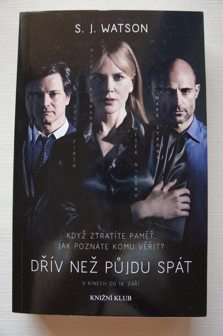 Dřív než půjdu spát - s.j. watson, 