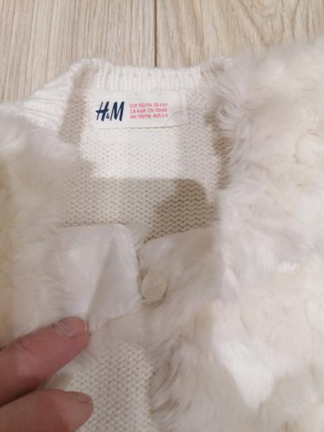 Set sukňa a vesta, h&m,110