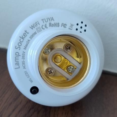 Žiarovkový adaptér e27, wifi tuya, 