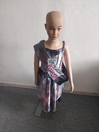 Halloweenska princezná karnevalové šaty veľ.116,