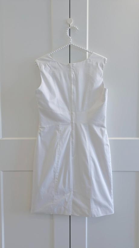 Biele puzdrové šaty h&m, h&m,m