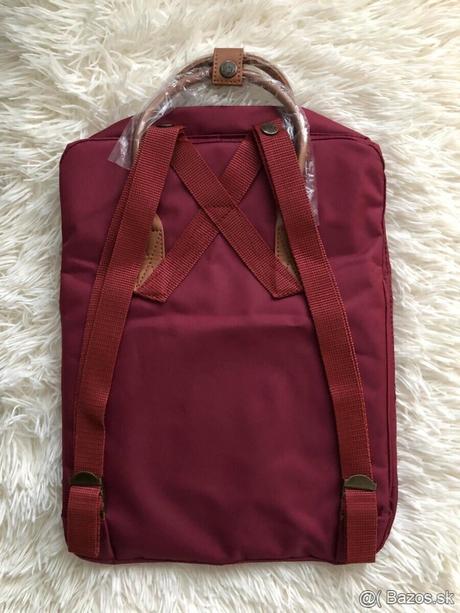 Batoh fjällräven kanken vínový s hnedmý, fjällräven