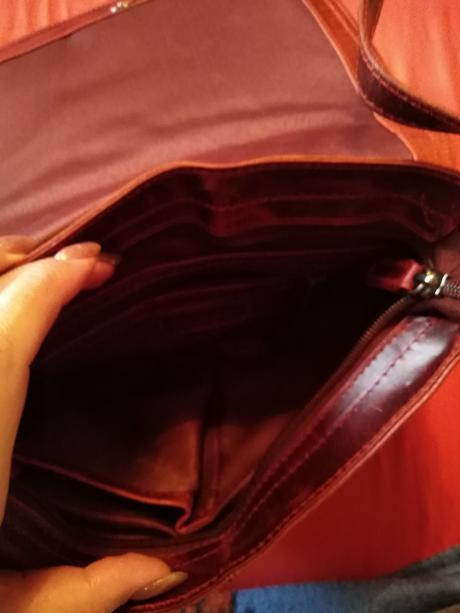 Kabelka z pravej koze,