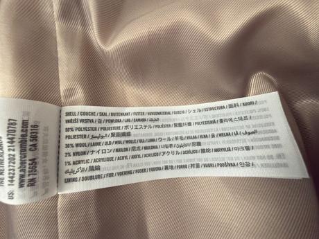 Damsky kabat, abercrombie&fitch,xs
