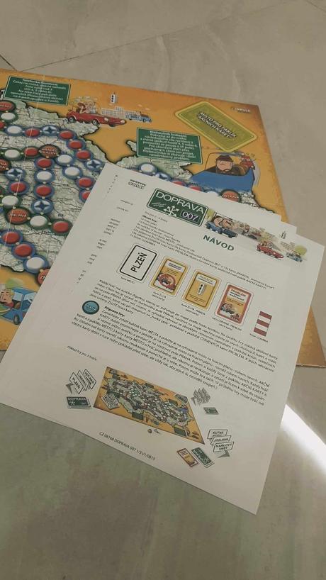 Rodinná společenská hra doprava, 