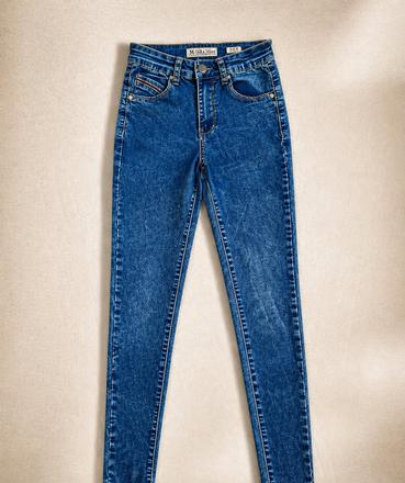 Dámske elastické skinny rifle, s