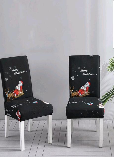 Návlek na stoličku vianoce,