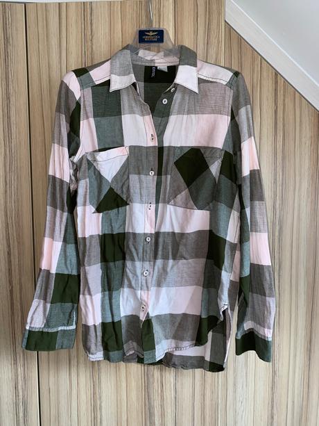 Károvaná košeľa, h&m,36