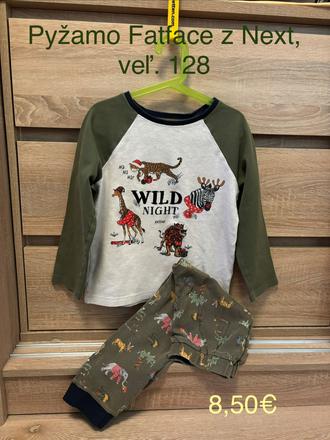 Pyžamo fatface z next veľ. 128, next,128