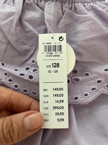 Tričko lindex, lindex,128