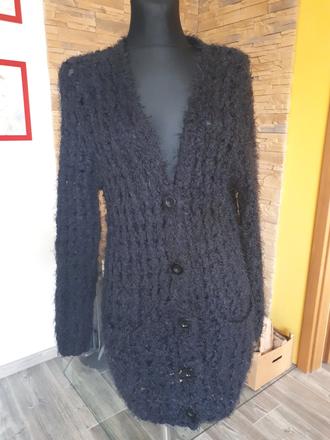 Dlhý sveter na gombíky, m