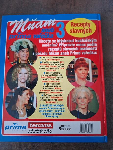 Kniha recepty mnam, 