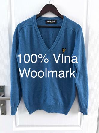 Vlnený sveter s certifikátom woolmark, l